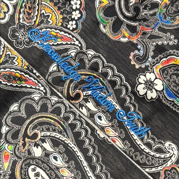 Robert Graham Black Casual Button Down Shirt with Paisley Pattern - Picture 3 of 5